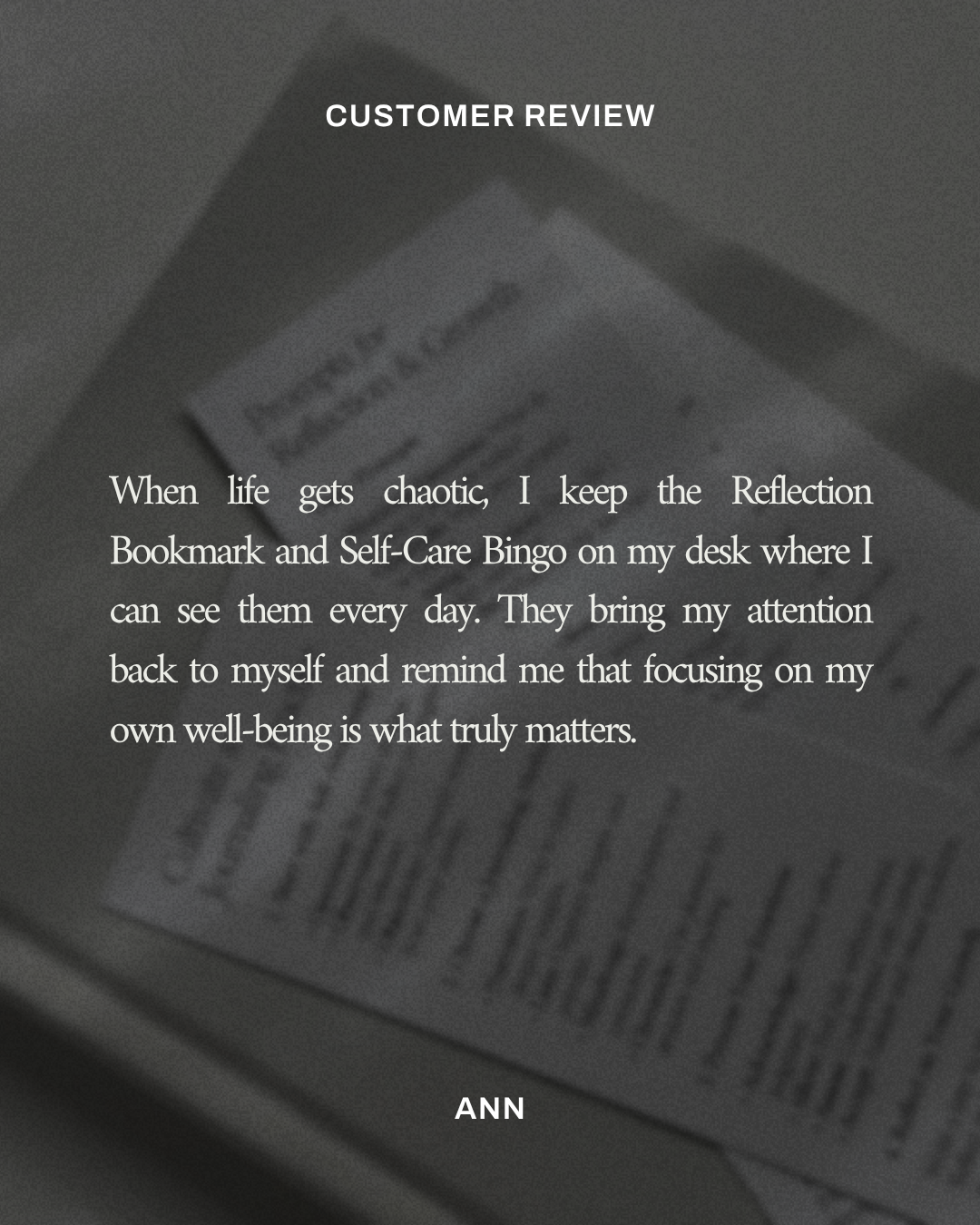 The Reflection Bookmark