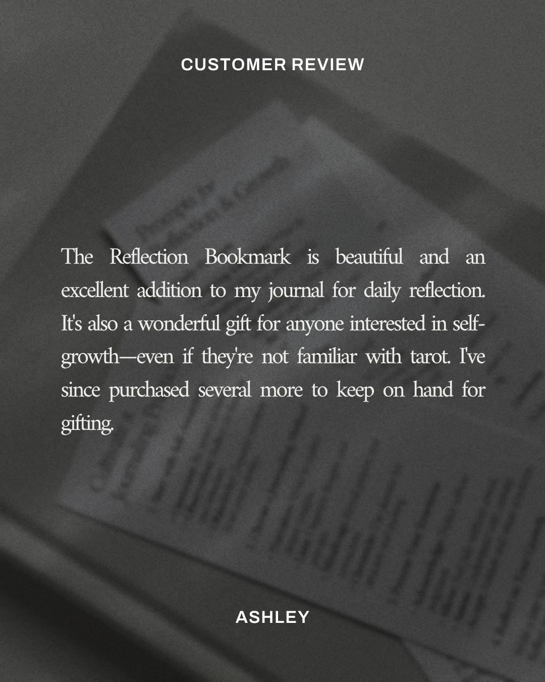 The Reflection Bookmark